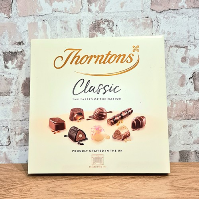 Medium Thorntons Box - Medium Thorntons Box, beauifully gift wrapped and delivered alongside your flowers.