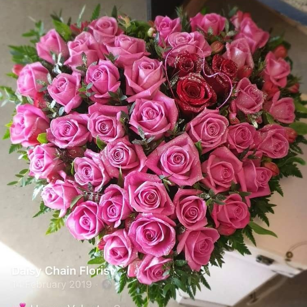 Pink Rose Heart Product Image